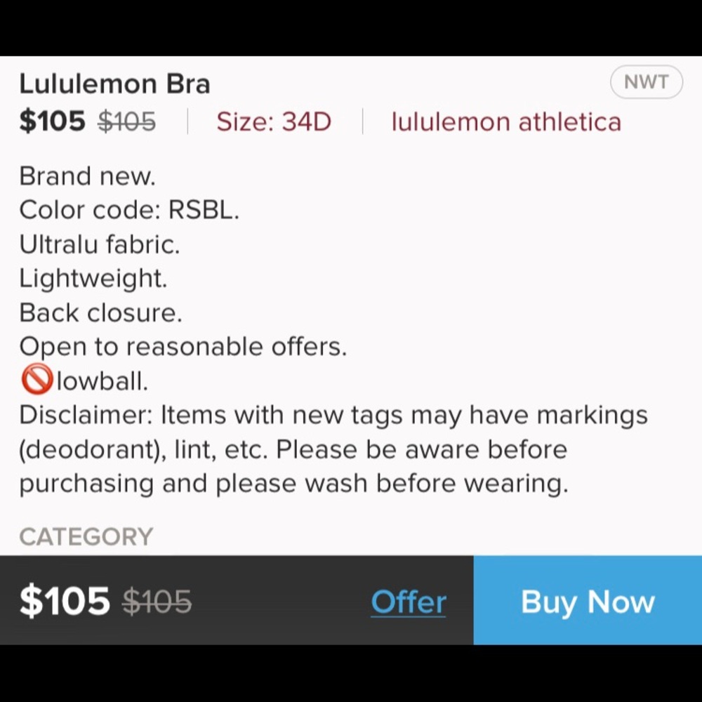 Lululemon bra - Picture 2 of 8